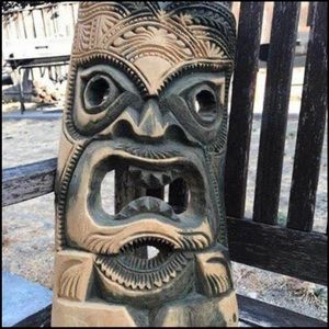 Authentic wood carved mask
